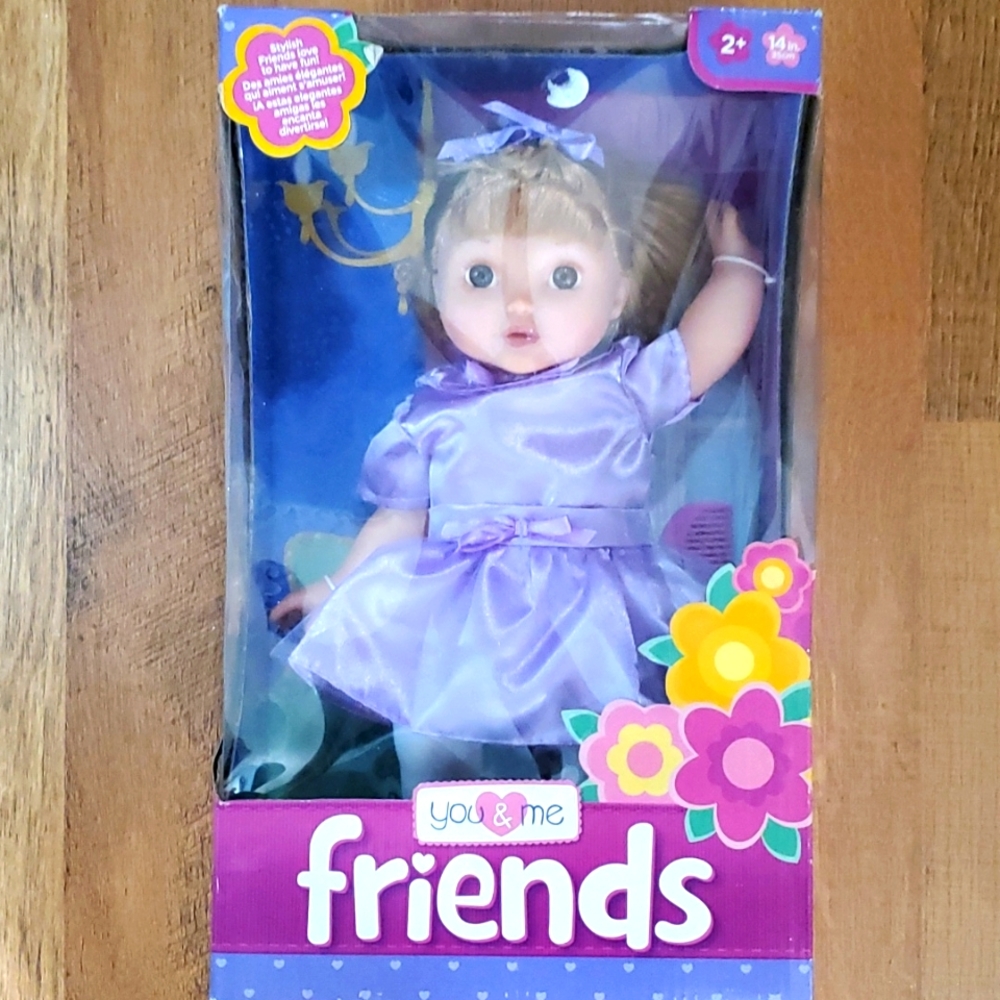 You &‎ Me 14 inch Blond Hair Doll NIB
